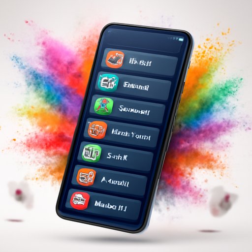gbaji Android মেনুতে গেম তালিকা